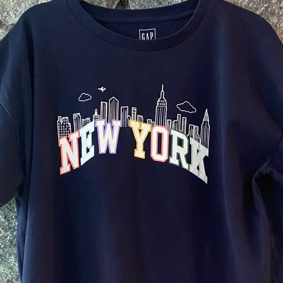 2 GAP T SHIRTS: USA & NEW YORK - LTD EDITION - BOTH SIZE XL - Picture 3 of 6